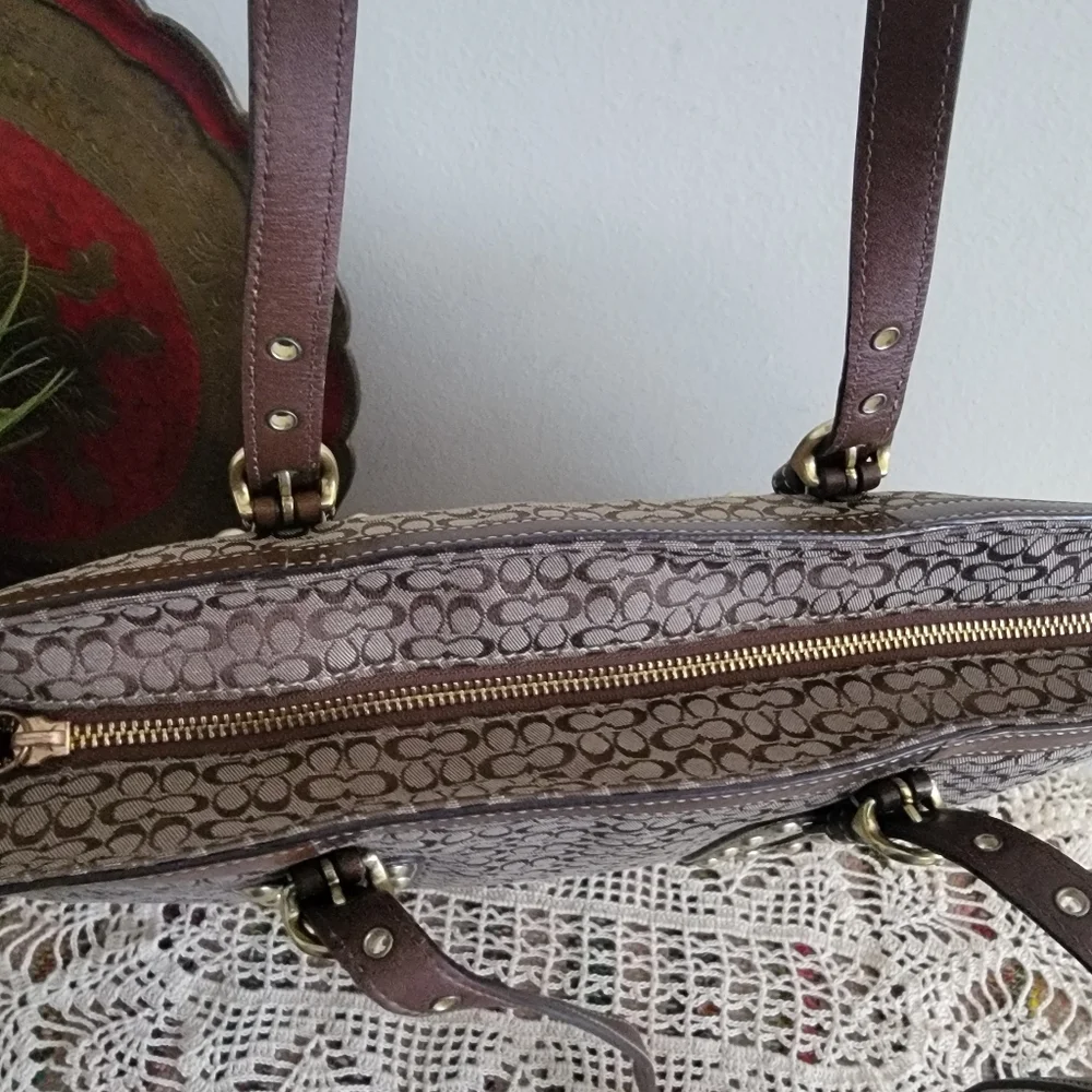 Coach Vintage Tote bag Rare Boho Gold Studded Purse